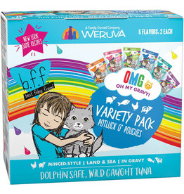 Weruva Weruva BFF OMG Potluck O' Pouches Variety Pack 2.8oz 12/cs