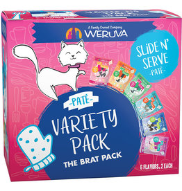 Weruva Weruva Cats in the Kitchen The Brat Pack  Pate Variety Pack  3oz Pouch 12/cs
