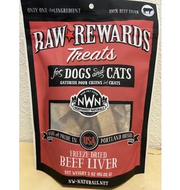 Northwest Naturals Northwest Naturals Raw Rewards Freeze Dried Beef Liver Treats for Dogs & Cats 3oz