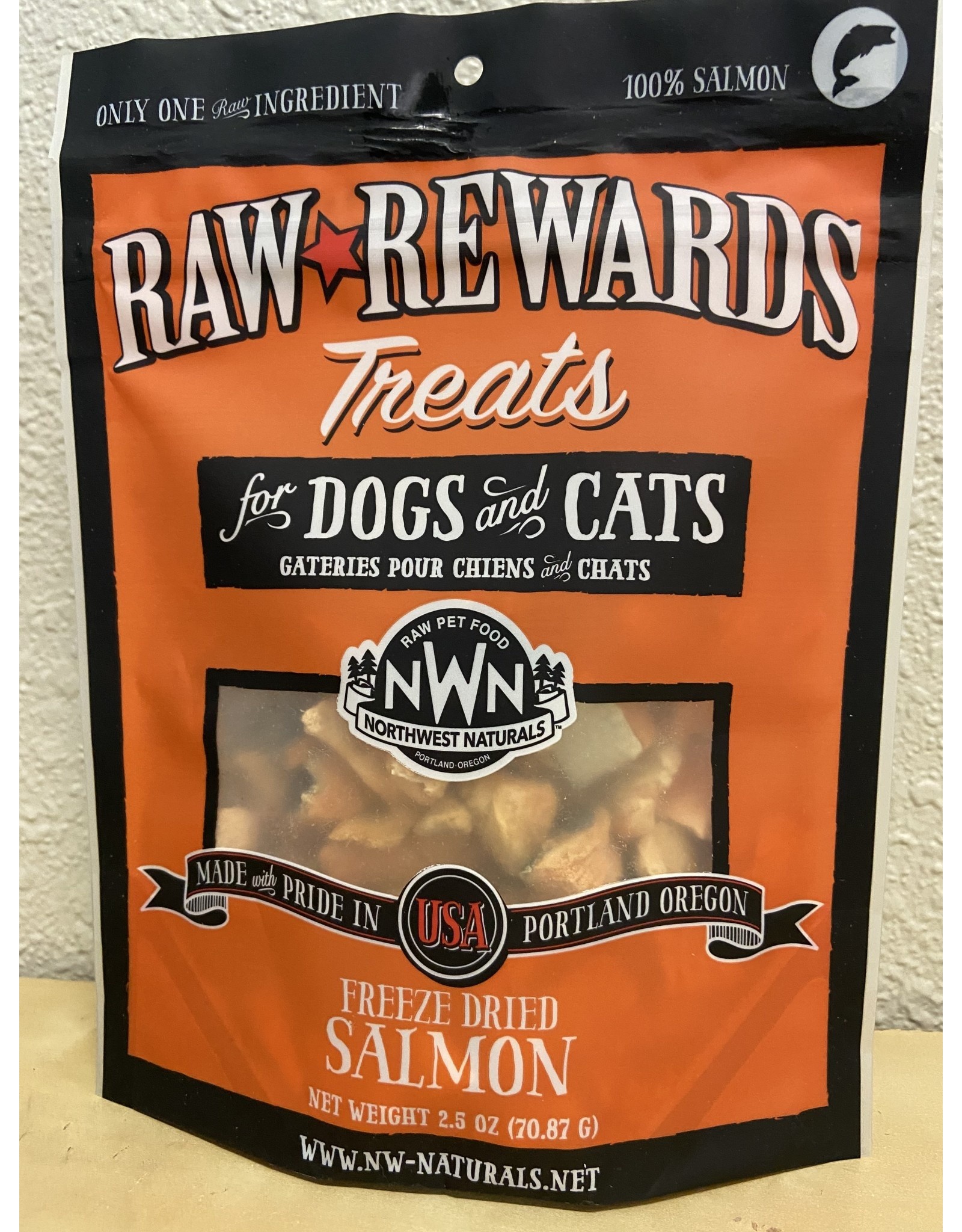 Northwest Naturals Northwest Naturals Raw Rewards Freeze Dried Salmon Treats for Dogs & Cats 2.5oz