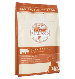 Steve's Real Food Steve's Real Food Pork Recipe for Dogs & Cats Nuggets Raw Frozen Pet Food 5lb