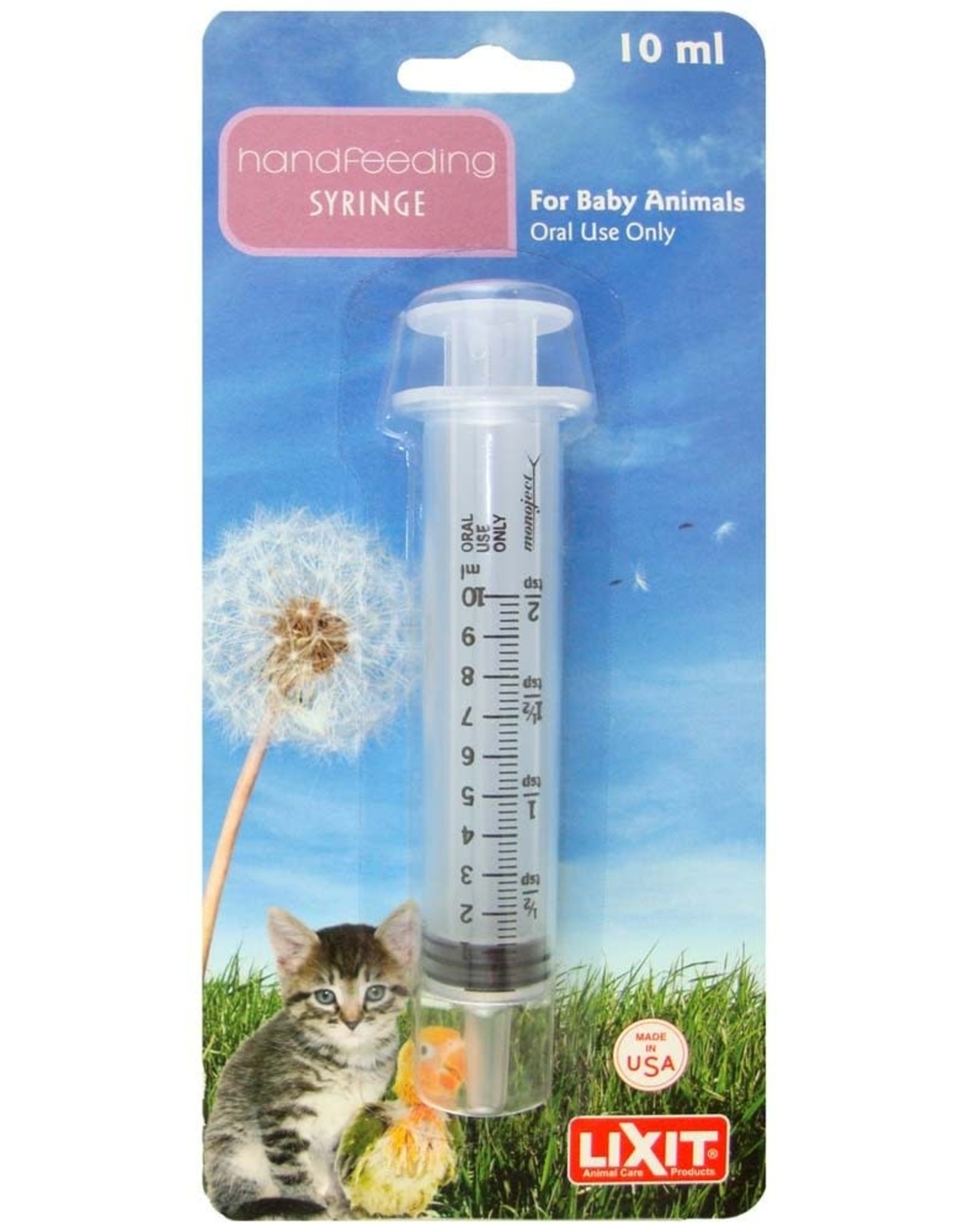 Lixit Hand Feeding Syringe 10ml