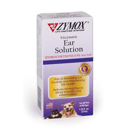 Zymox Zymox Ear Solution w/.5%  Hydrocortisone 1.25oz