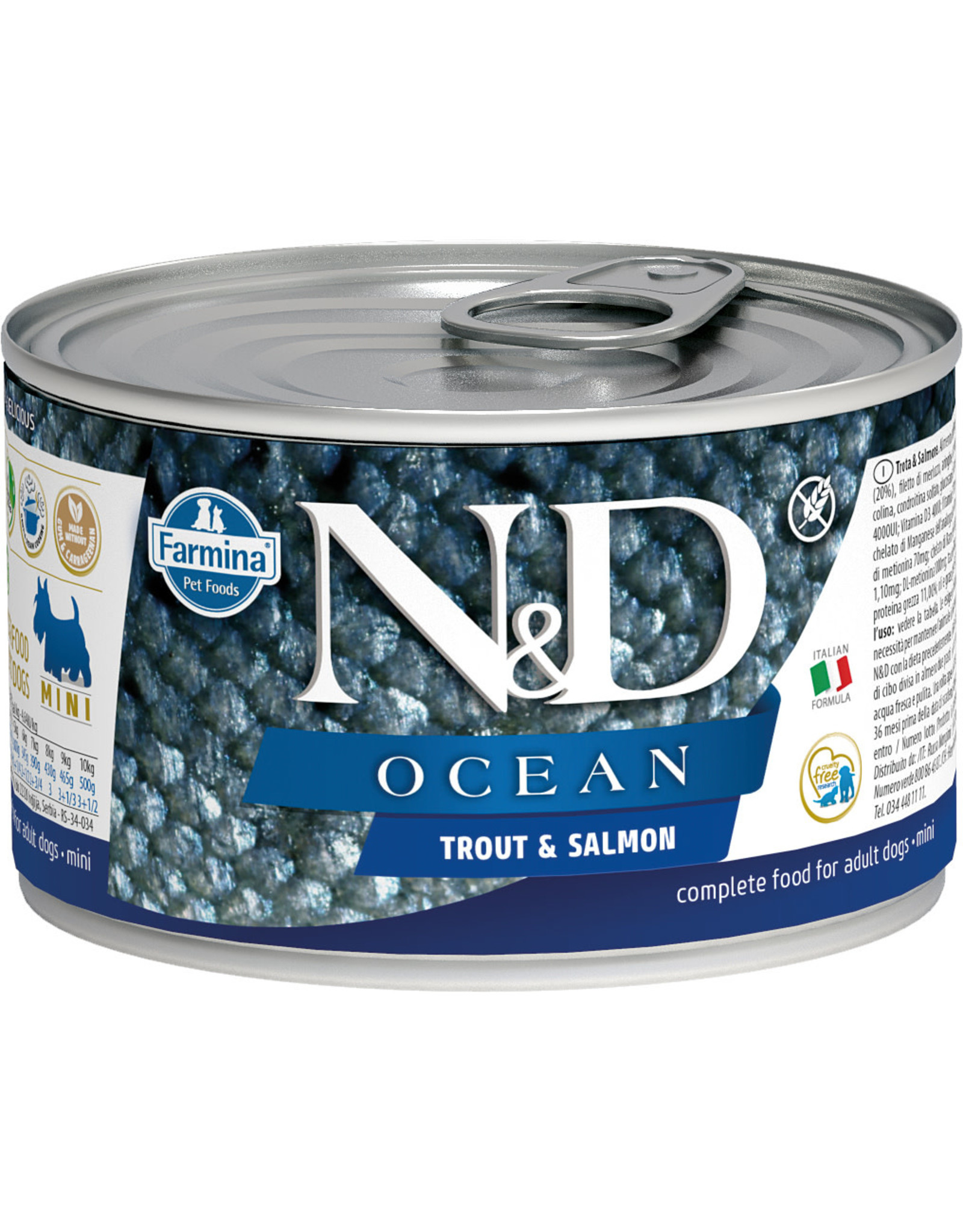 Farmina N&D Farmina N&D Ocean  Trout & Salmon Wet Dog Food 4.9oz