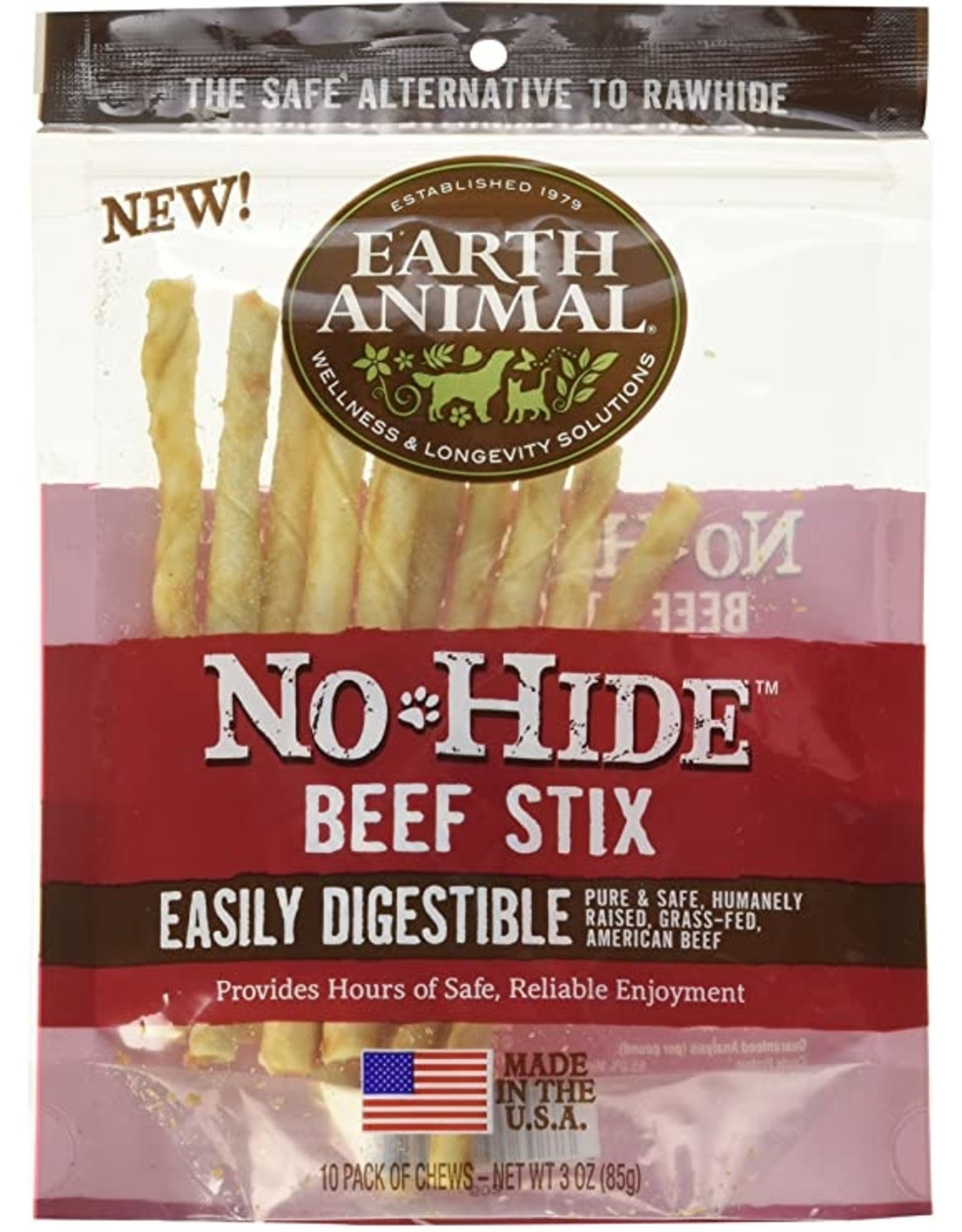 Earth Animal Earth Animal No-Hide Chew - Beef