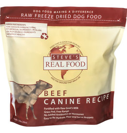 Steve's Real Food Steve's Real Food Freeze-Dried Nuggets Beef Recipe for Cats & Dogs 1.25lb