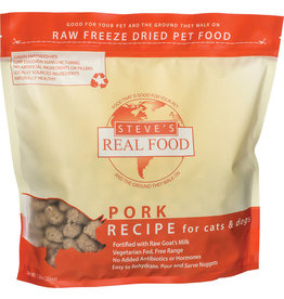 Steve's Real Food Steve's Real Food Freeze-Dried Nuggets Pork Recipe for Cats & Dogs 1.25lb