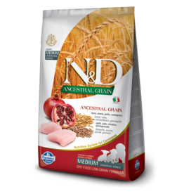 Farmina N&D Farmina N&D Ancestral Grain Chicken & Pomegranate Puppy Med/Maxi Dog Food 5.5lb