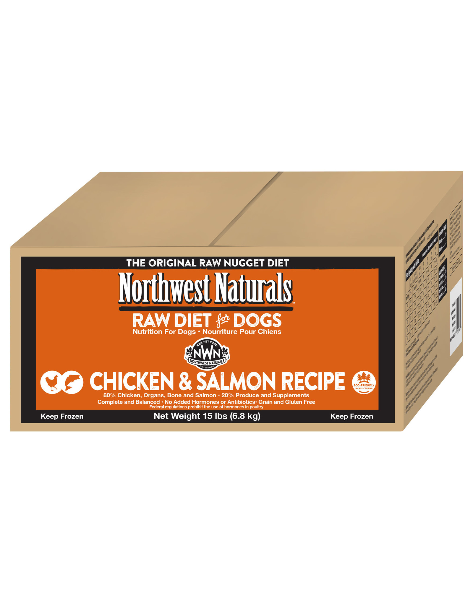 Northwest Naturals Northwest Naturals Raw Diet for Dogs Chicken & Salmon Recipe Nuggets 15lb