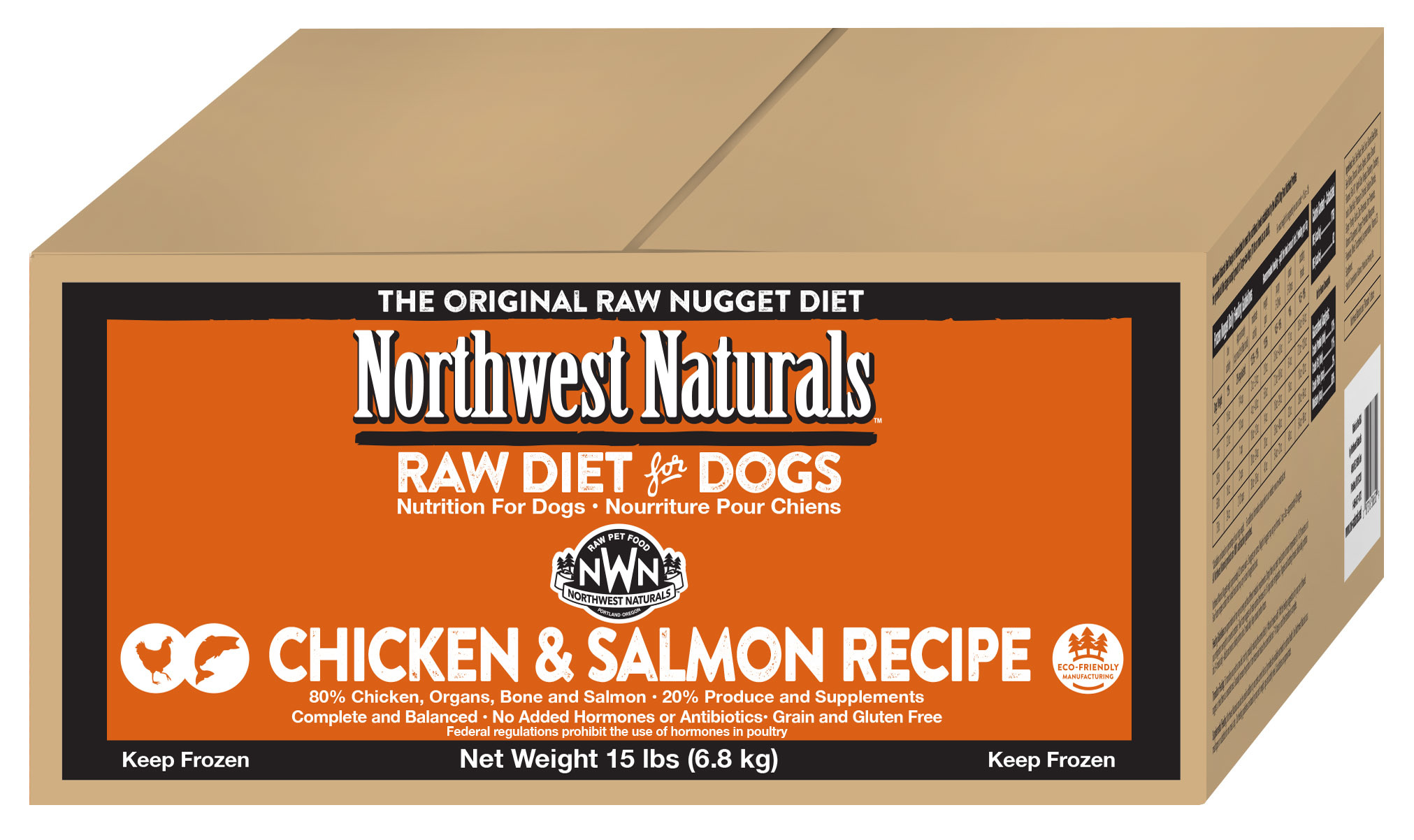 Northwest Naturals Raw Diet for Dogs Chicken & Salmon Recipe Nuggets