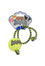 Kong Kong Squeaker Ball Rope Dog Toy Medium