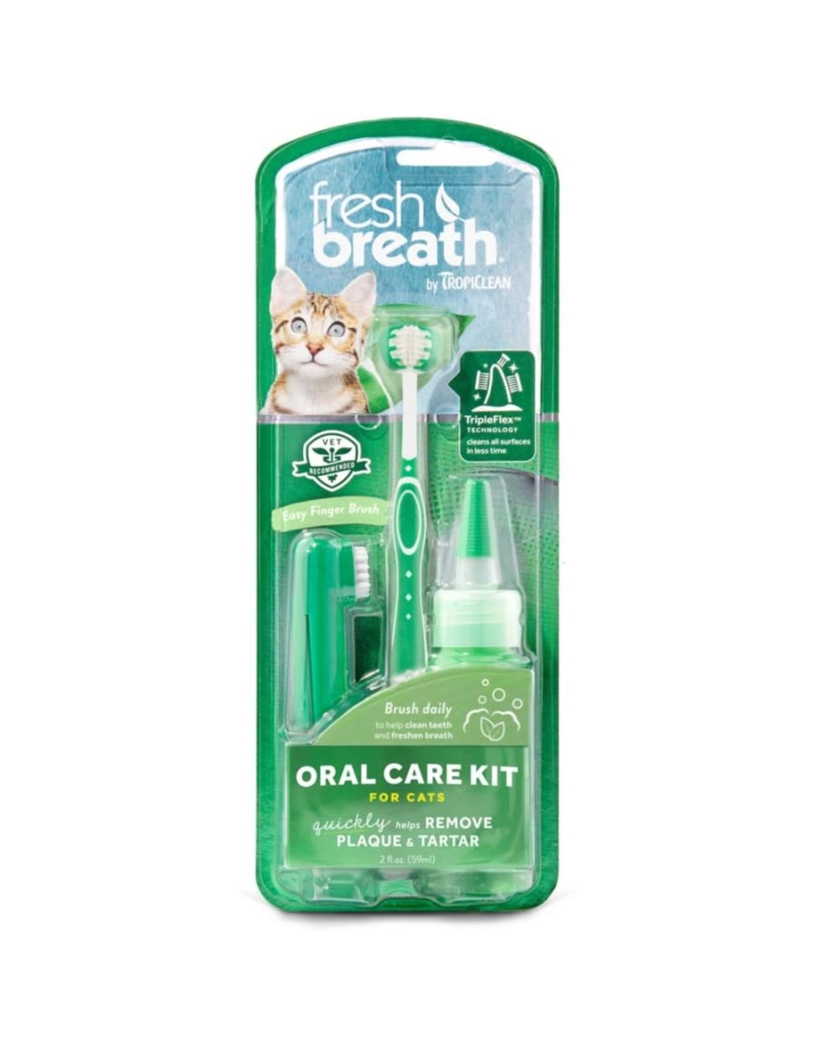 Tropiclean Tropiclean Fresh Breath Oral Care Kit for Cats