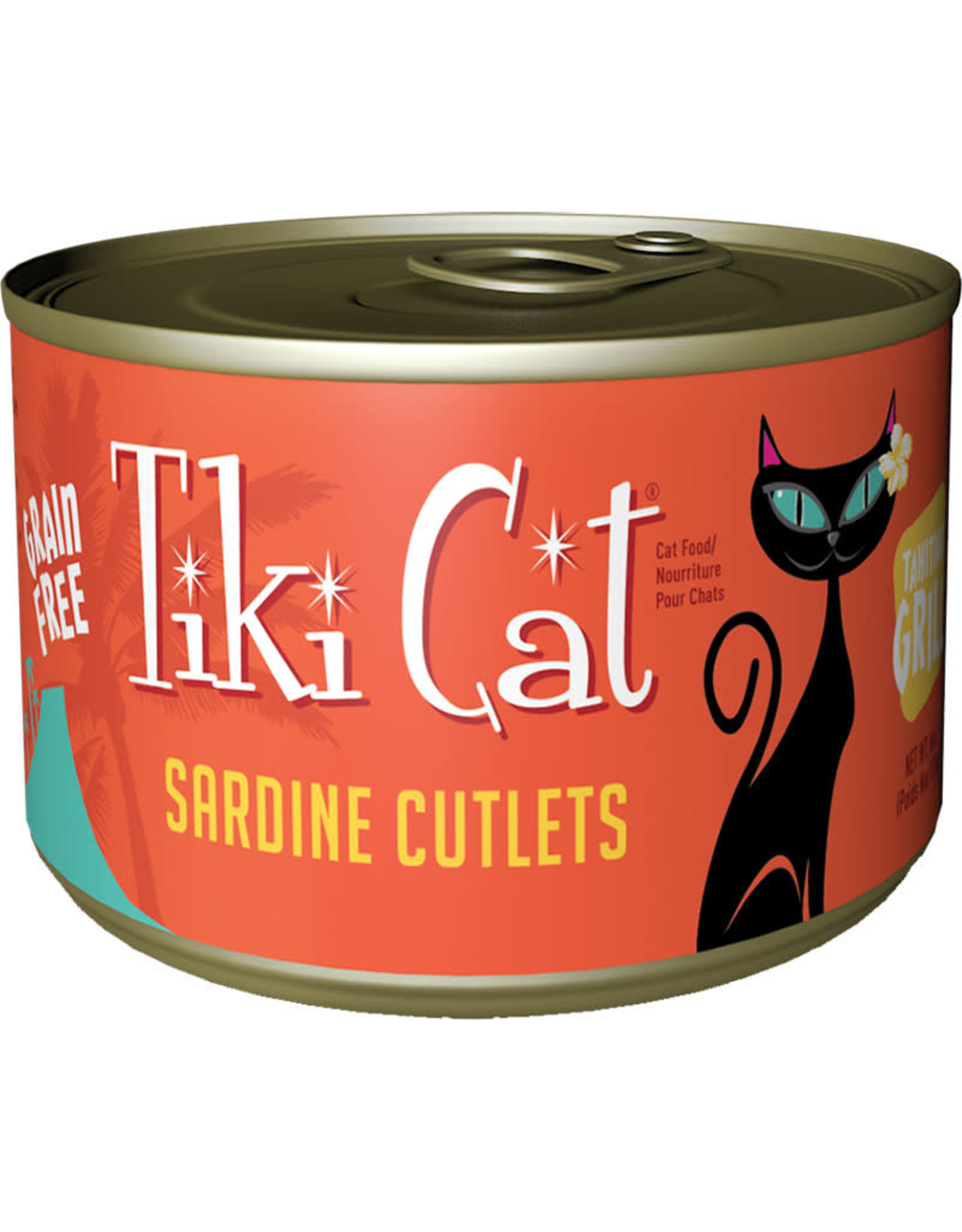 Tiki Cat Tiki Cat Tahitian Grill Sardine Cutlets Cat Food 6oz