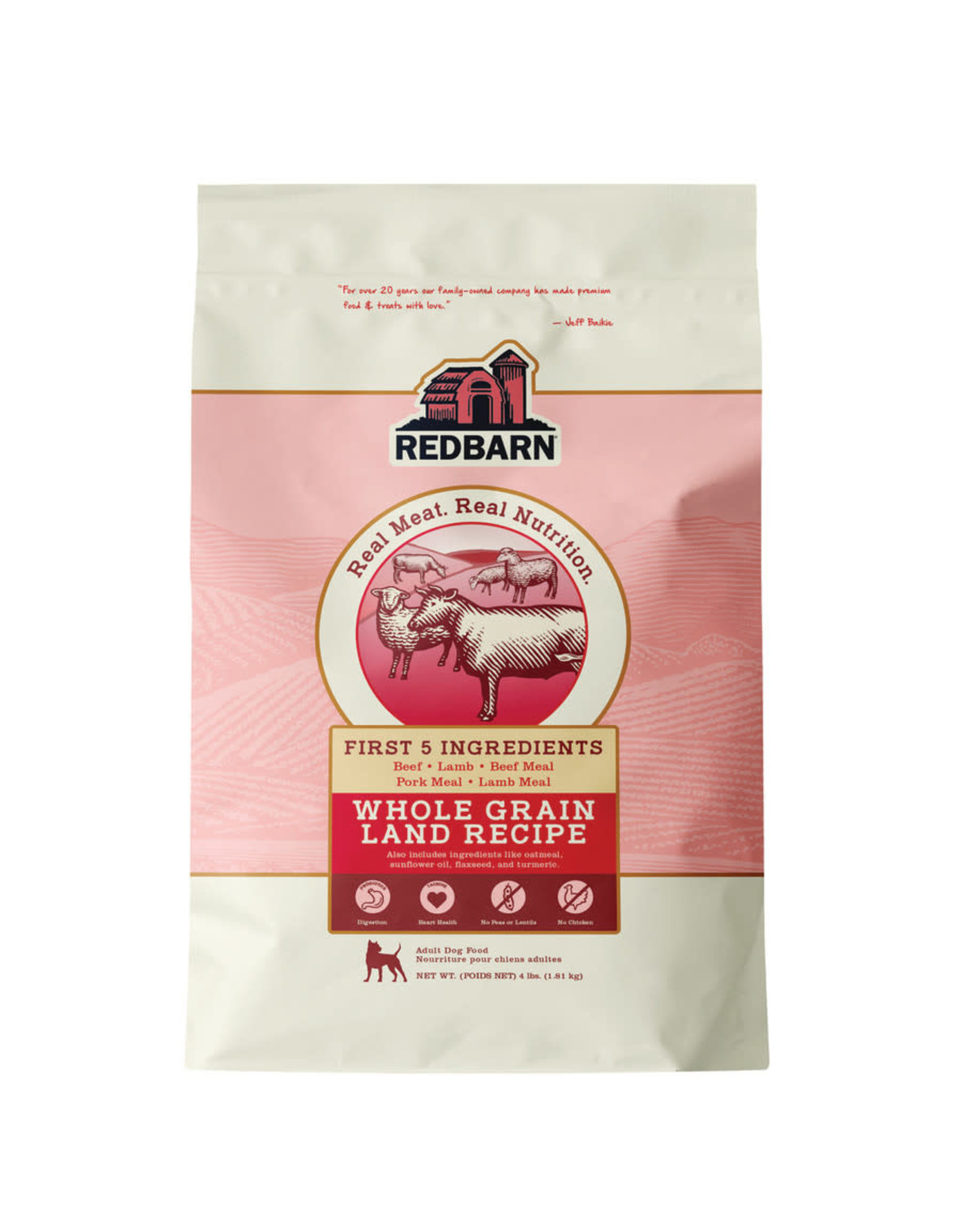 Redbarn Redbarn Whole Grain Land Recipe Dog Food