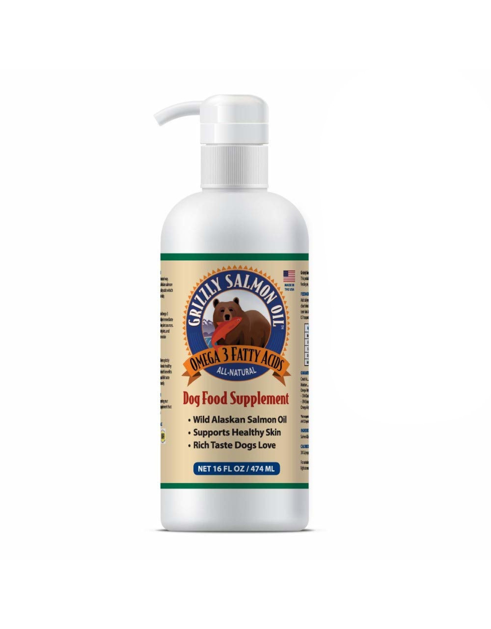 Grizzly Pet Products Grizzly Salmon Plus Oil