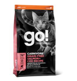 Petcurean Petcurean Go! Carnivore Grain-Free Salmon & Cod Recipe Cat Food 3lb