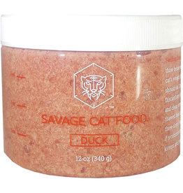 Savage Cat Savage Cat Food Raw Duck Recipe 12oz