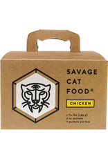 Savage Cat Savage Cat Food Raw Chicken Recipe 3oz 7pk/bx