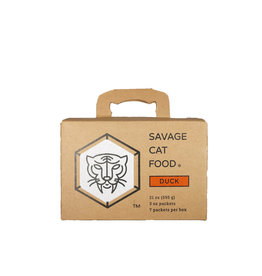 Savage Cat Savage Cat Food Raw Duck Recipe 3oz 7pk/bx