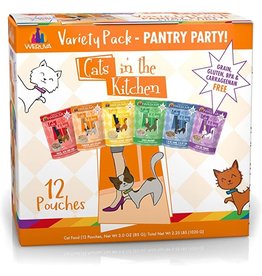 Weruva Weruva Cats in the Kitchen Variety Pack Pantry Party Cat Food 3oz Pouch 12/cs
