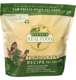 Steve's Real Food Steve's Real Food Freeze-Dried Nuggets Turducken Recipe for Cats & Dogs 1.25lb