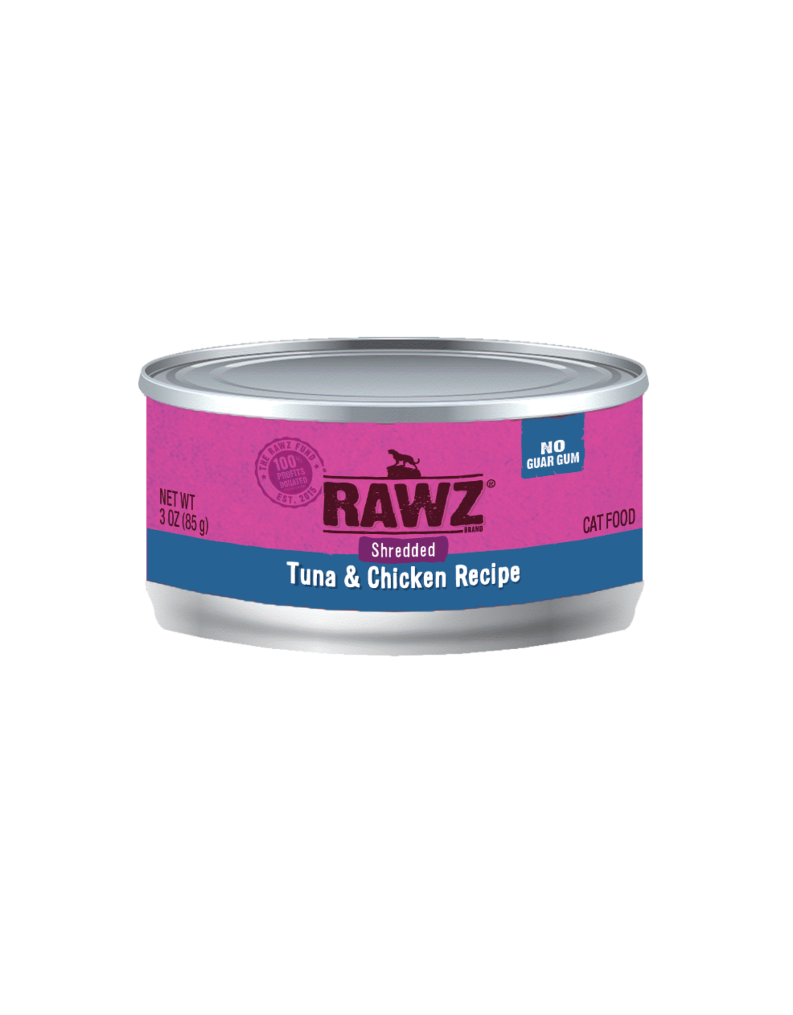 Rawz Rawz Shredded Tuna & Chicken Wet Cat Food 3oz