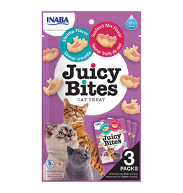 Inaba Inaba Juicy Bites Shrimp & Seafood Mix Cat Treats 3/0.4oz pks