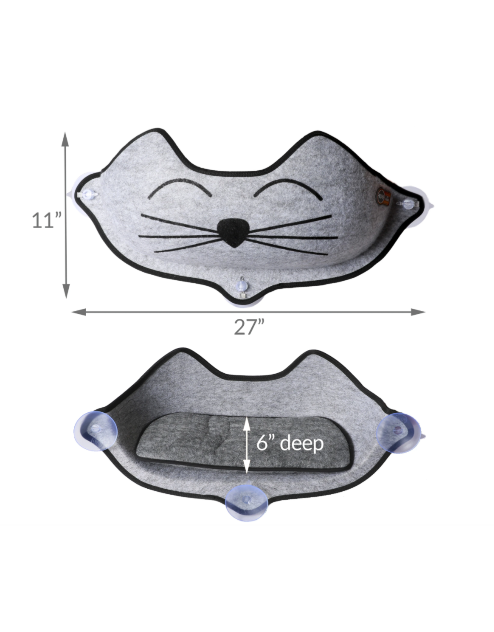 K&H Pet Products K&H Pet Products EZ Mount Kittyface Window Bed
