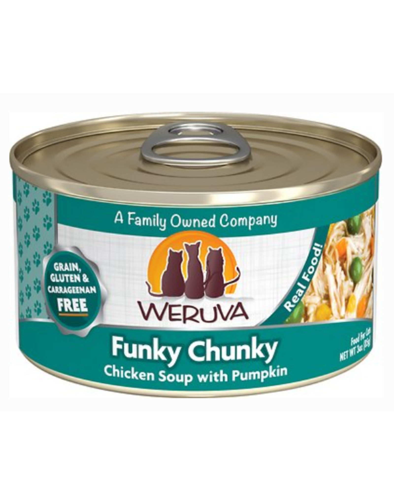 Weruva Weruva Funky Chunky Chicken Soup w/Pumpkin Cat Food 3oz