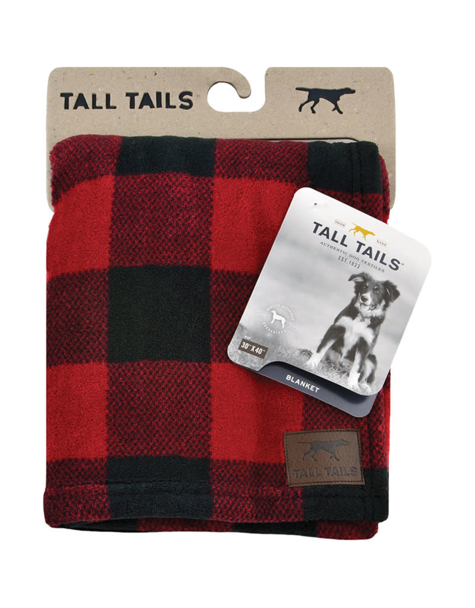 Tall Tails Tall Tails Dog Blanket Hunter's Plaid 30" x 40"