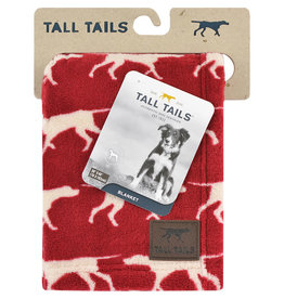 Tall Tails Tall Tails Dog Blanket Icon Red 30" x 40"
