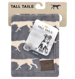 Tall Tails Tall Tails Dog Blanket Icon Charcoal 30" x 40"