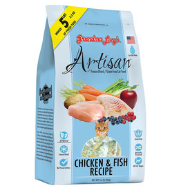 Grandma Lucy's Grandma Lucy's Artisan Chicken & Fish Recipe Freeze-Dried/Grain-Free Cat Food 1 lb.