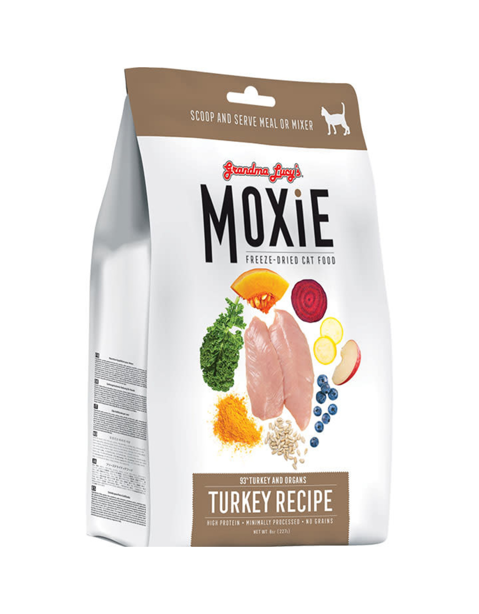 Grandma Lucy's Grandma Lucy's Moxie Turkey Recipe Freeze-Dried/Grain-Free Cat Food 8oz