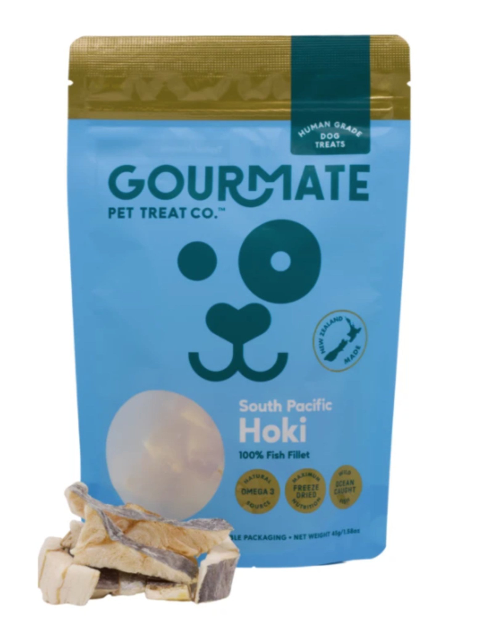 Gourmate Pet Treat Company Gourmate Pet Treat Co. Freeze-Dried South Pacific Hoki 1.76oz