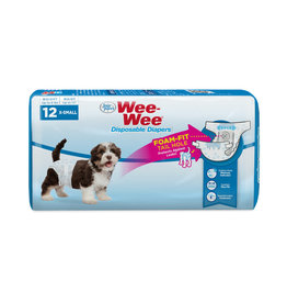 Four Paws Four Paws Wee-Wee Disposable Diapers 12ct