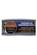 Dave's Pet Food Dave's Chicken & Whitefish Dinner Wet Cat Food 5.5oz