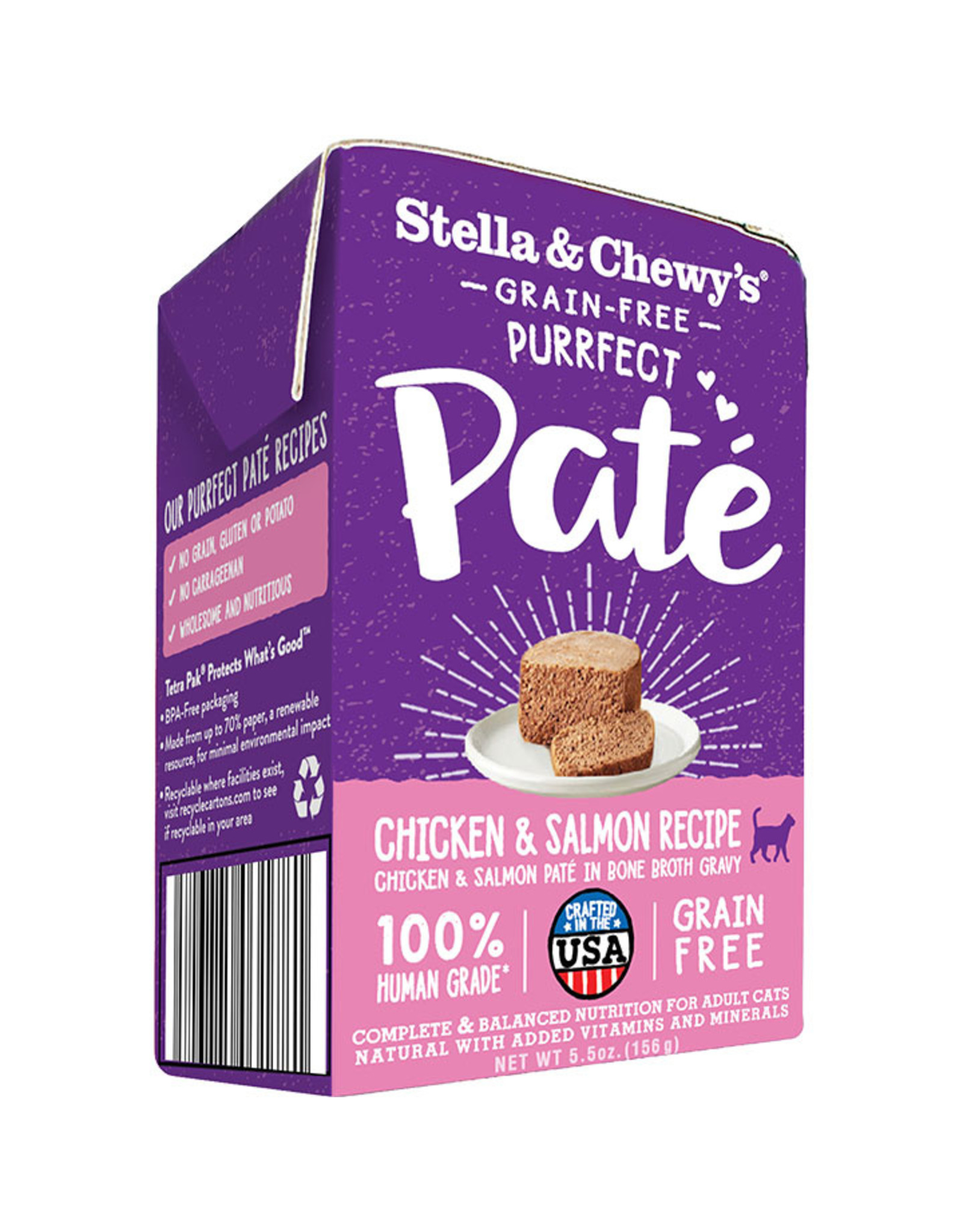 Stella & Chewy's Stella & Chewy's Purrfect Pate Chicken & Salmon Recipe Cat Food 5.5oz