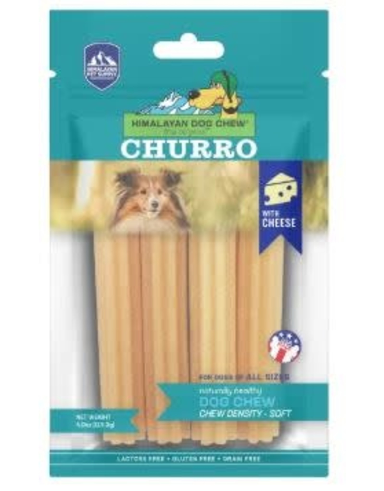 Himalayan Pet Himalayan Pet YakyCHURRO Dog Chew 4 pack 4.9oz Cheese