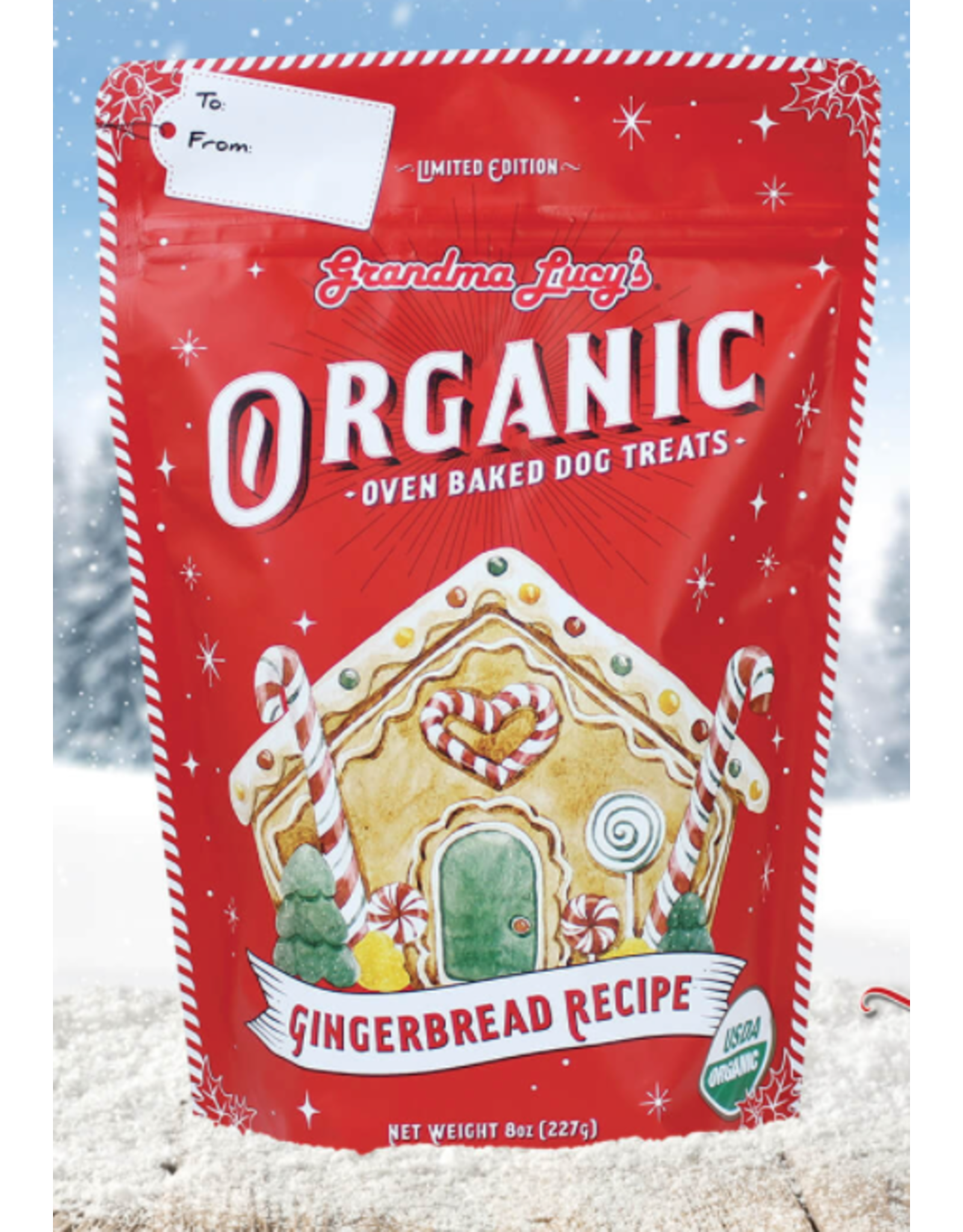 Grandma Lucy's Grandma Lucy's Organic Gingerbread Recipe Dog Treat 8oz