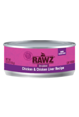 Rawz Rawz Shredded Chicken & Chicken Liver Recipe Cat Food 5.5oz