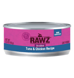 Rawz Rawz Shredded Tuna & Chicken Recipe Cat Food 5.5oz