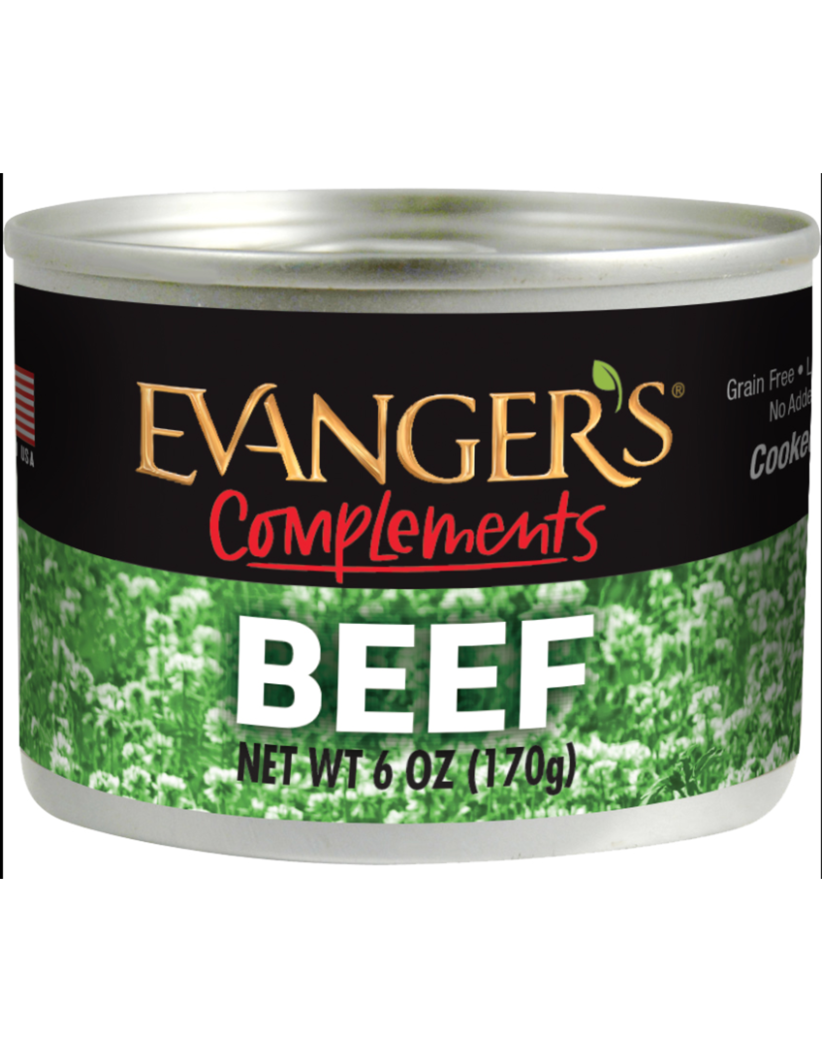 Evangers Evanger's Grain-Free Beef Dog & Cat Food 6oz