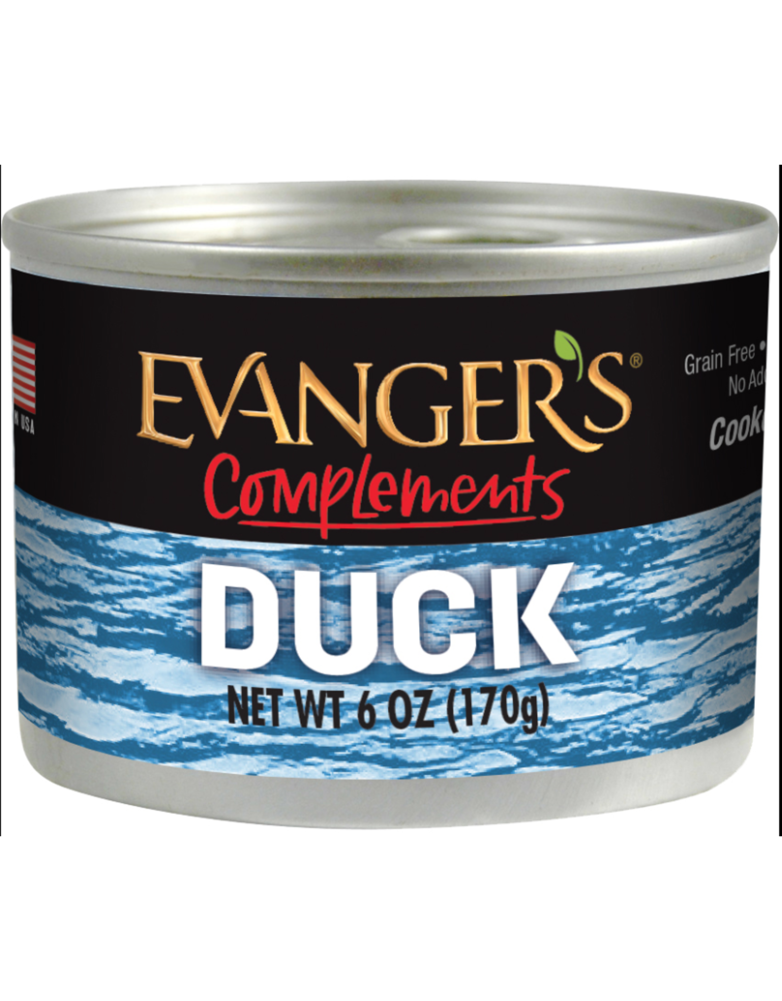 Evangers Evanger's Grain-Free Duck Dog & Cat Food 6oz