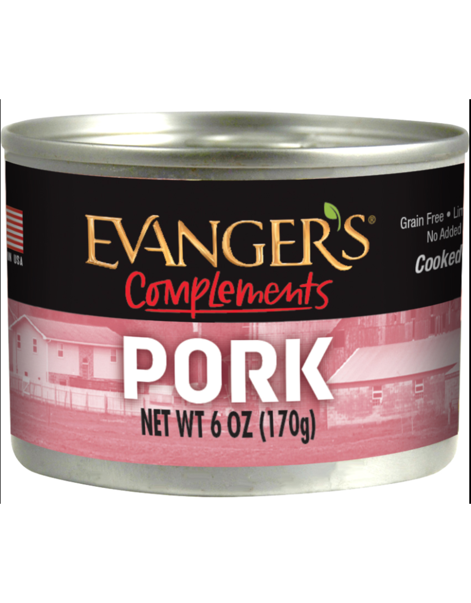 Evangers Evanger's Grain-Free Pork Dog & Cat Food 6oz