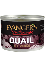 Evangers Evanger's Grain-Free Quail Dog & Cat Food 6oz