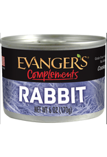 Evangers Evanger's Grain-Free Rabbit Dog & Cat Food 6oz