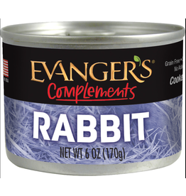 Evangers Evanger's Grain-Free Rabbit Dog & Cat Food 6oz