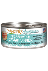 Evangers Evanger's Super Premium Seafood & Caviar Dinner for Cats 5.5oz