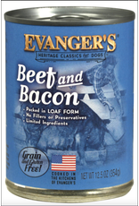 Evangers Evanger's Heritage Classic Beef & Bacon Dog Food 12.5oz